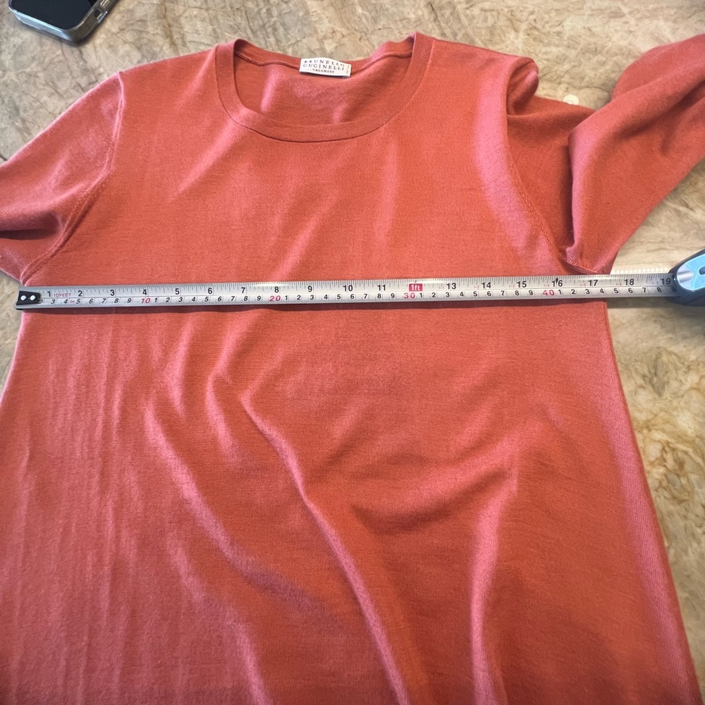 Brunello Cucinelli Dusty Pink Long Sleeve sweater - Picture 9 of 9